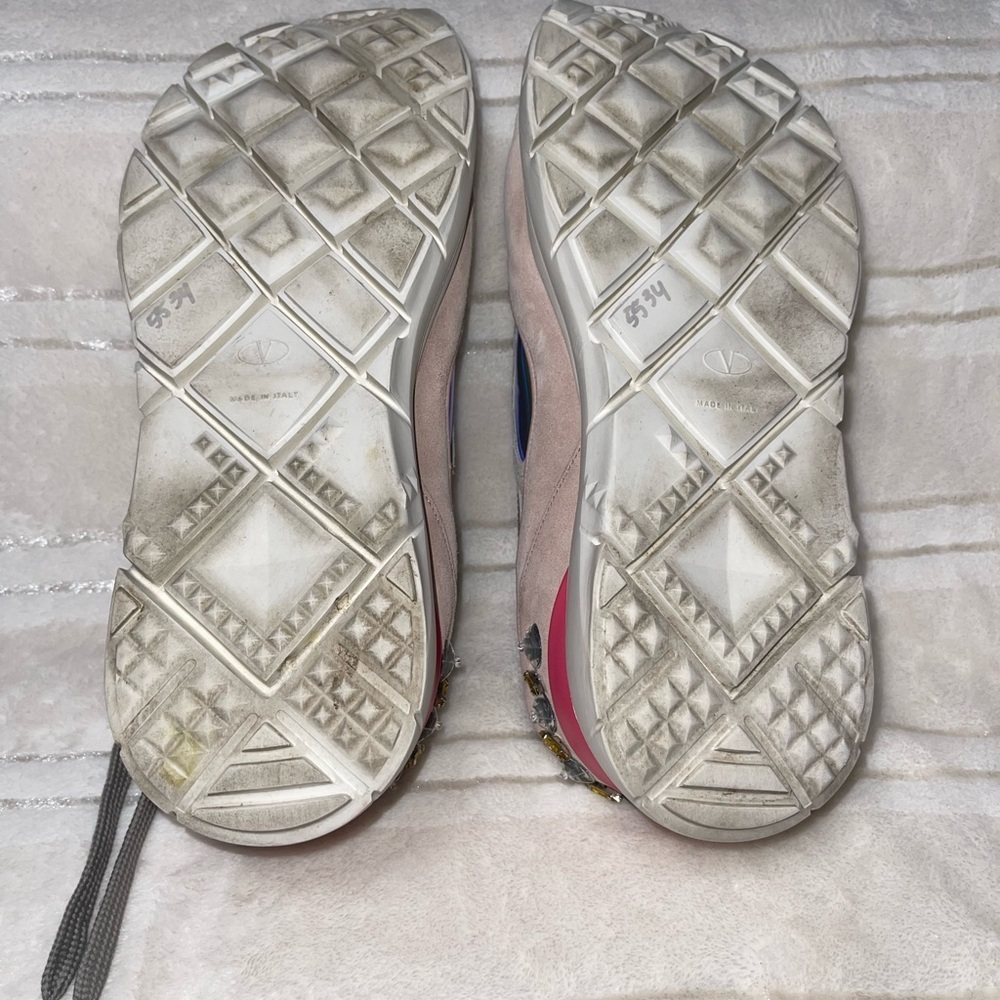 EUC Valentino Garavani Heroes Embellished Sneakers Size 40.5 - Picture 10 of 10